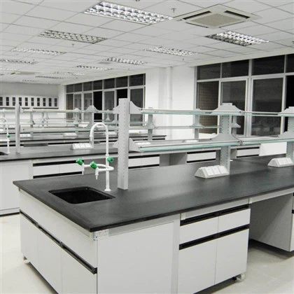 Лабораторная мебельная лабораторная рабочее стол с шкафами хранения
